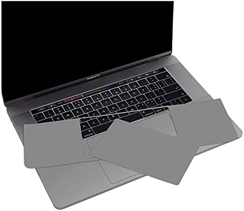 Alternative view of MacBook Pro 16 inç Intel A2141 Bar ID Uyumlu Touchpad Trackpad Koruyucu Film Mat Ultra İnce Çizilme Önleyici Gri
