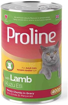 Proline Kuzu Etli Sos İçinde Gravy Yetişkin Kedi Konservesi 400 Gr