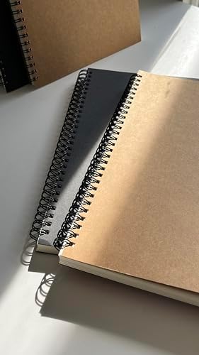 Alternative view of Spiralli Defter, Siyah Kapaklı B5 Boyutunda (182x257 mm), 100 Yaprak (Çizgili)