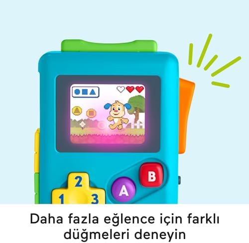Alternative view of Eğlen ve Öğren Köpekçiğin Oyun Macerası Türkçe dil desteğiyle bebekler ve yürüme çağındaki çocuklar için Eğlen ve Öğren Köpekçiğin Oyun Macerası oyun konsolu oyuncağı HXB60