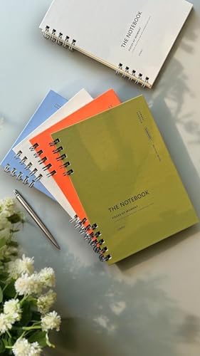 Alternative view of Spiralli 80 Yaprak Çizgisiz A5 Defter, Not Defteri, Okul Defteri, 4 Farklı Renk Seçeneği (01 Light Grey)