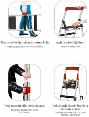 Alternative view of Noax 4+1 Geniş Basamaklı Ev Ve Iş Merdiveni