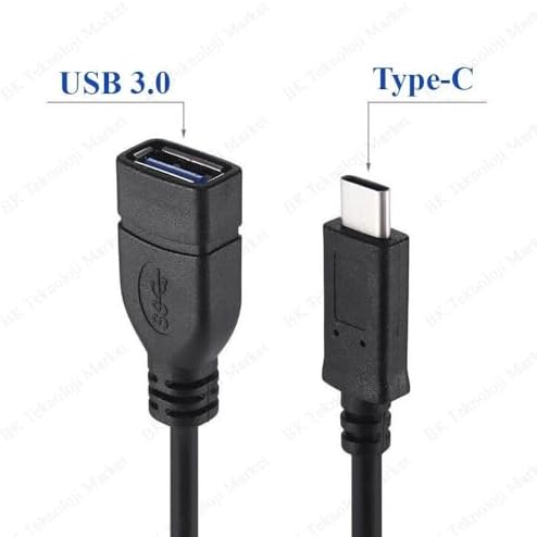Alternative view of Uzun type-c otg 1 metre typec otg 1 metre type c erkek usb dişi kablo