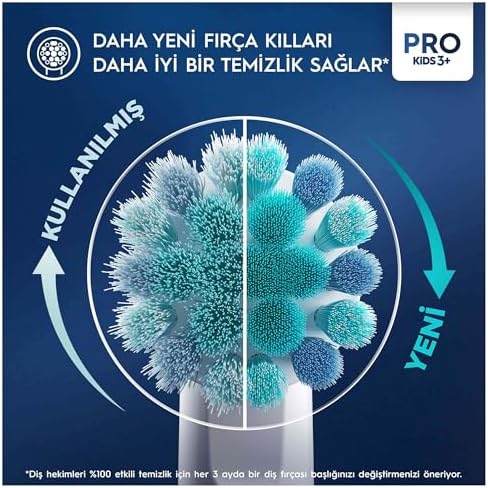 Oral-B Çocuk İçin Şarjlı Diş Fırçası Yedek Başlığı 2 Adet