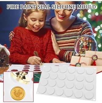 Siliko World Silikon Epoksi Çoklu Daire Anahtarlık Kolye Mum Ve Mühür Kalıbı