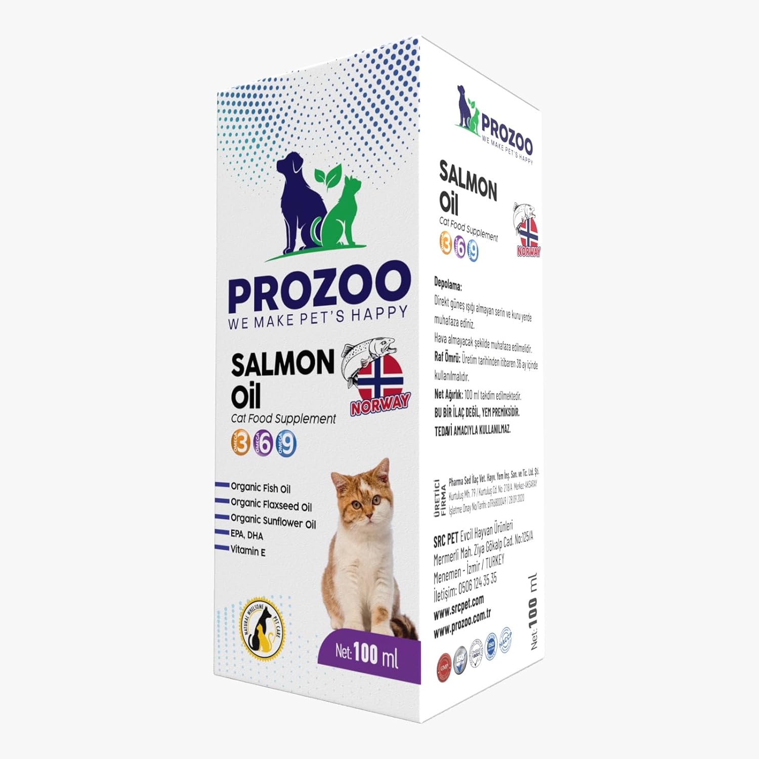 Somon Yağı Kedi 100 Ml