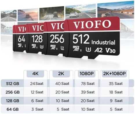 Alternative view of Endurance 512GB 10 A2 V30 100MB/s Okuma 90MB/s Yazma Micro SD Hafıza Kartı