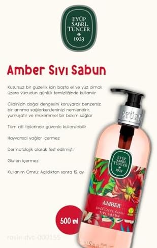 3 Adet Sıvı Sabun 500 ml ve ROSIE%100 Doğal Pamuk