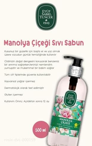 Alternative view of 3'lü Sıvı Sabun Manolya Çiçeği 500 ml ve ROSIE Pamuk 60'lı
