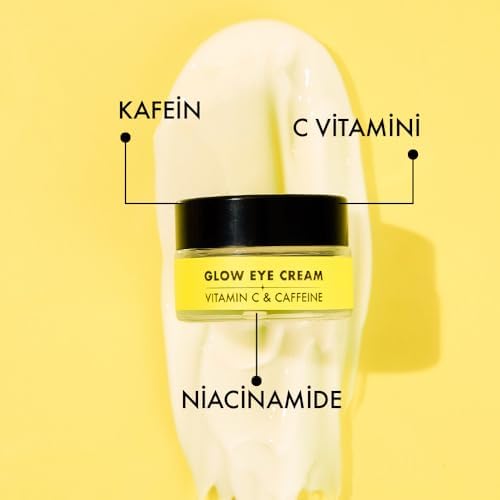 Polente Natural - GLOW EYE CREAM - Vitamin C & Kafein İçeren Canlandırıcı Göz Kremi (20 ml)