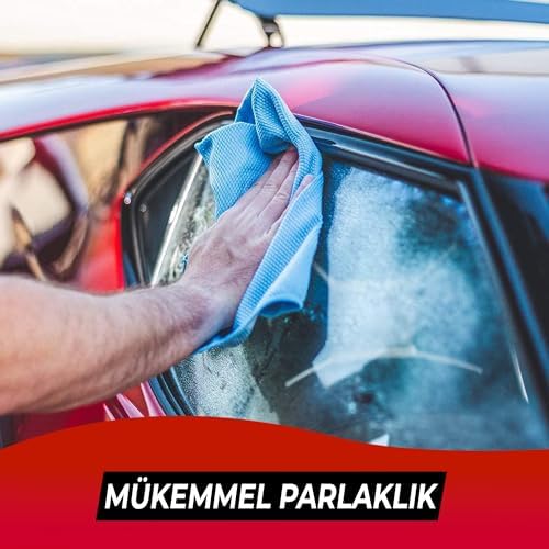 - Mikrofiber Araba Kurulama ve Cam Bezi Seti | Araç ve Motor Kurulama Havlusu + Otomobil Motorsiklet Cam Bezi, Oto Temizlik Seti - 50x70 cm (2'li Set)