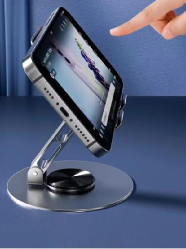 Alternative view of 360 derece Dönebilen Açı Ayarlı Masaüstü Metal Telefon ve Tablet Tutucu