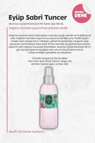 Alternative view of 3'lü Manolya Çiçeği Kolonyası Silindir Şişe 150 ml ve ROSIE Pamuk