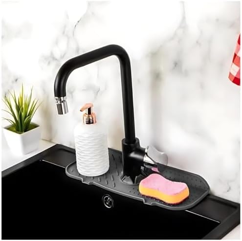 Alternative view of Su Tutucu Musluk Matı - Mutfak ve Banyo için Koruyucu Musluk ve Lavabo Altı Mat