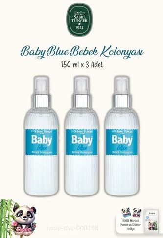 Alternative view of Bebek Kolonyası Baby Blue 150 ml 3 Adet ve%100 Pamuk ROSIE