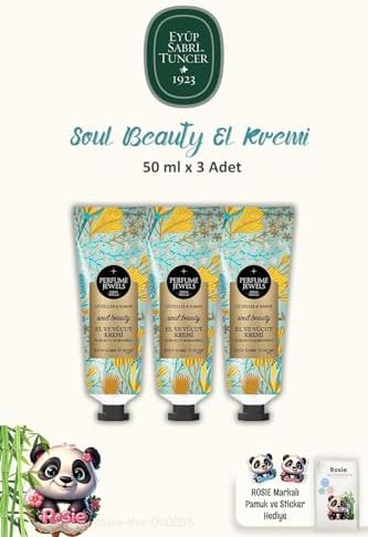 Alternative view of 3 Adet Soul Beauty El ve Vücut Kremi 50 ml ve ROSIE Pamuk 60'lı