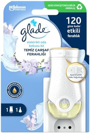 Glade Elektrikli Oda Kokusu Kit, Temiz Çarşaf Ferahlığı