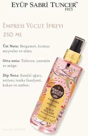3 Adet Body Splash Empress 250 ml ve ROSIE Pamuk 60'lı