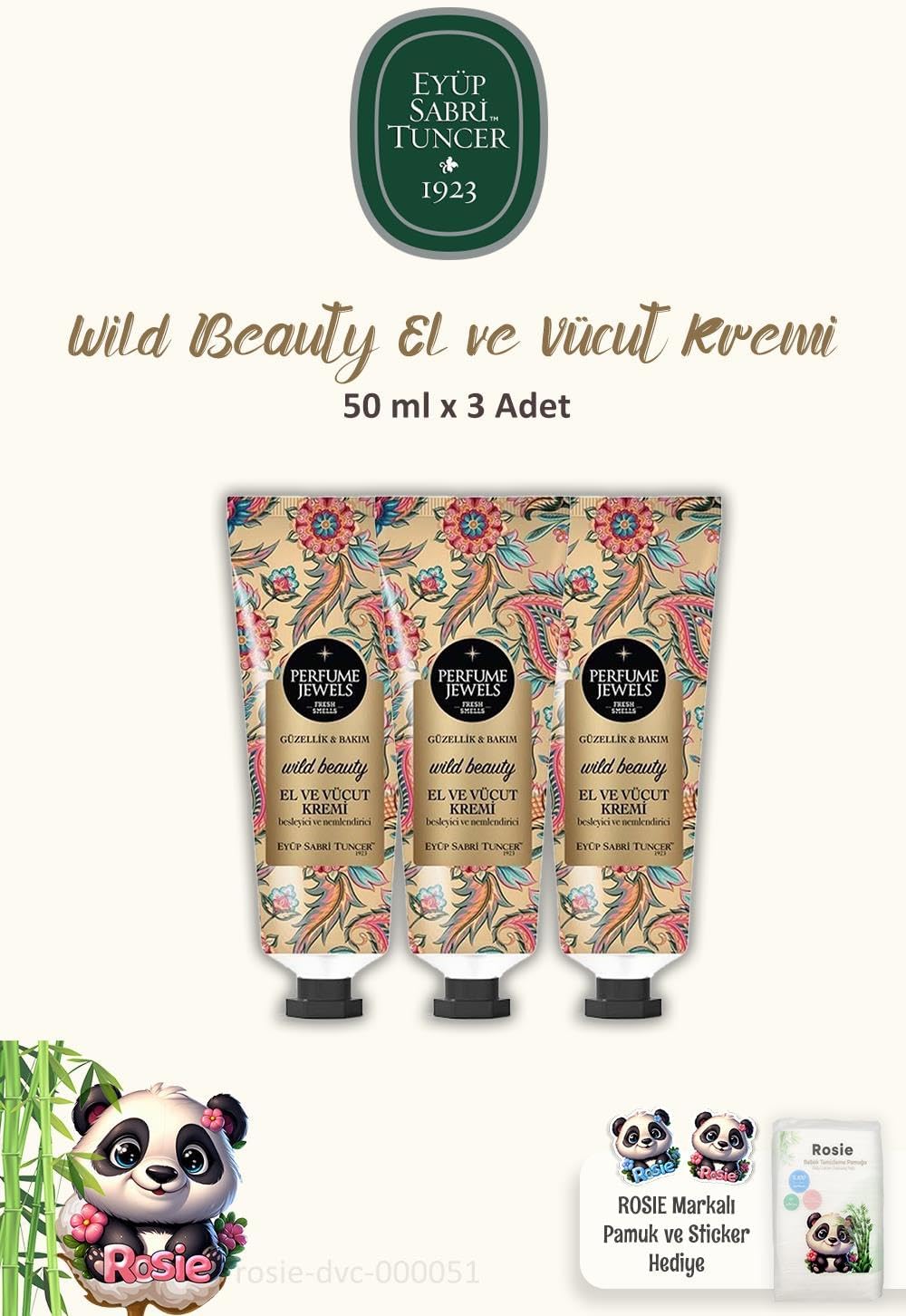 Alternative view of 3'lü Beauty El Kremi 50 ml ve ROSIE Pamuk