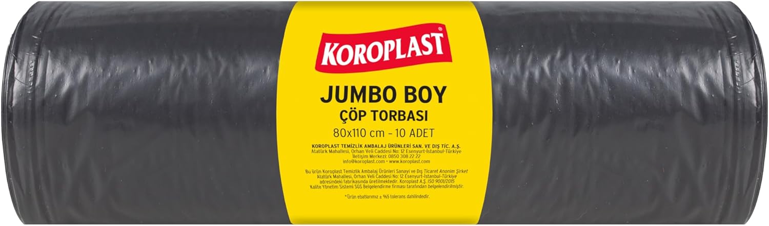 Alternative view of Boy Çöp Torbası 10'lu Adet (1 Koli) 80x110 cm