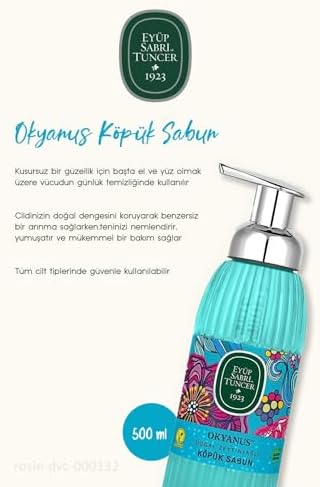 Alternative view of 3'lü Okyanus Köpük Sabun 500 ml,%100 Doğal ROSIE Pamuk