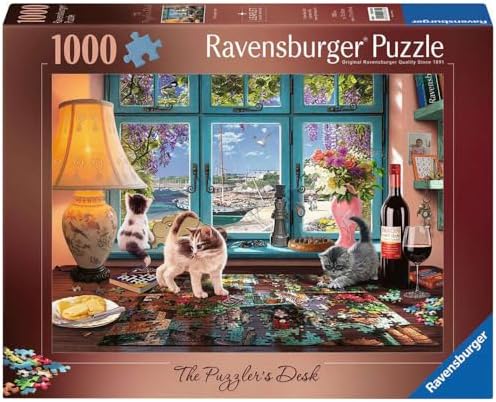 Alternative view of , 1000p Puzzle Tutkununun Masası, Yetişkin Puzzle