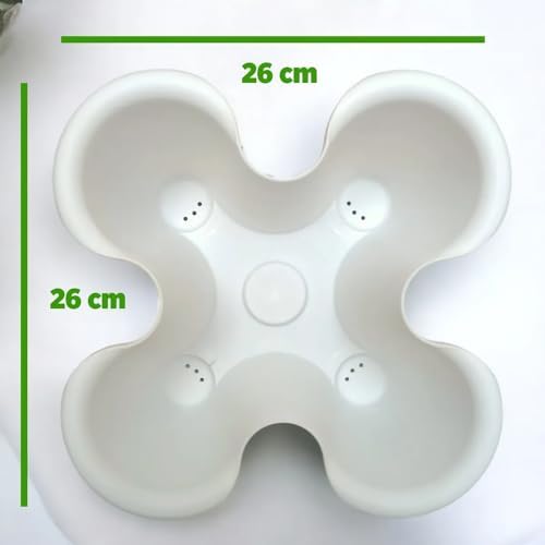 Alternative view of 5 Katlı Şanslı Kule Saksı Seti Çiçek Bitki Sebze Meyve Salon Mutfak Banyo Bahçe Saksı Seti (Mint Yeşili)