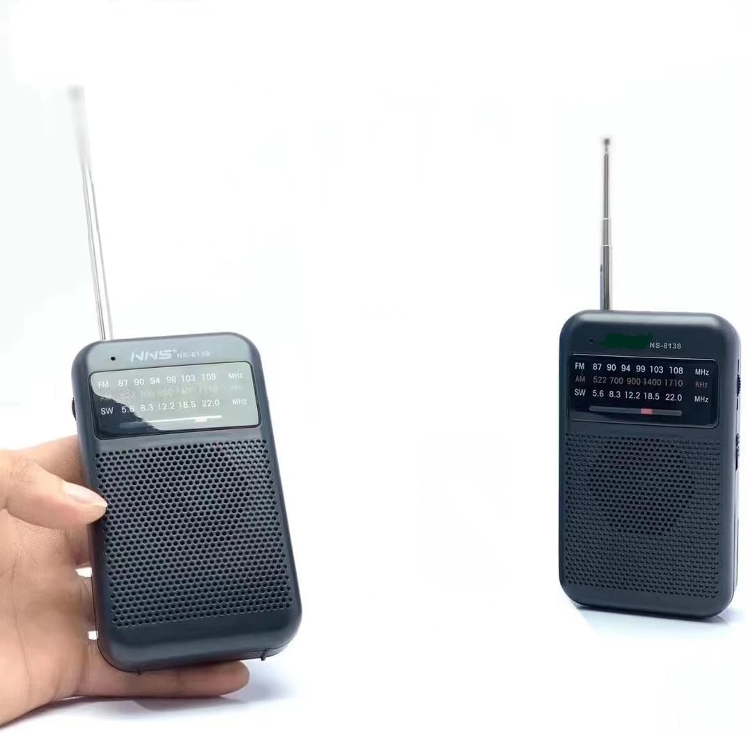 Alternative view of Fm Am Sw 3 Bandlı El Tipi Taşınabilir Cep Radyosu Pilli Radyo - Deprem Çantasına Uygun