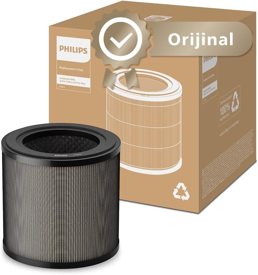 900 Serisi HEPA NanoProtect Filtre, Üstün Hava Kalitesi, Partiküllerin%99,97'sini Yakalar, Kokuları Azaltır, Alerji ve Astım Hastaları İçin İdeal, Kullanıcı Dostu Tasarım (FY0910/30)