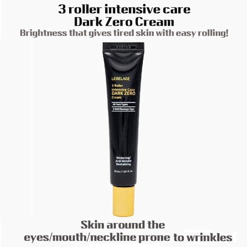 3'lü Başlıklı Glutatyon Göz Altı Morluk Yüz Kremi 3 roller Intensive Care Dark Zero