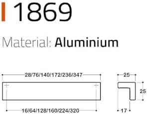 UZUN KULP SİYAH RENK 160 mm