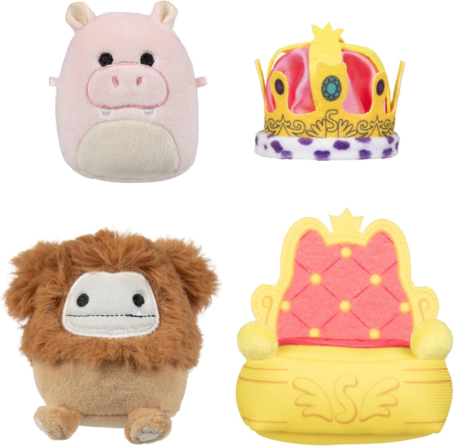 Alternative view of Squishmallows Micromallows SQMM0014 - Aksesuar Seti - Kraliyet Geçit Töreni, Süper Yumuşak Mini, 6,5 cm Pelüş Figürler