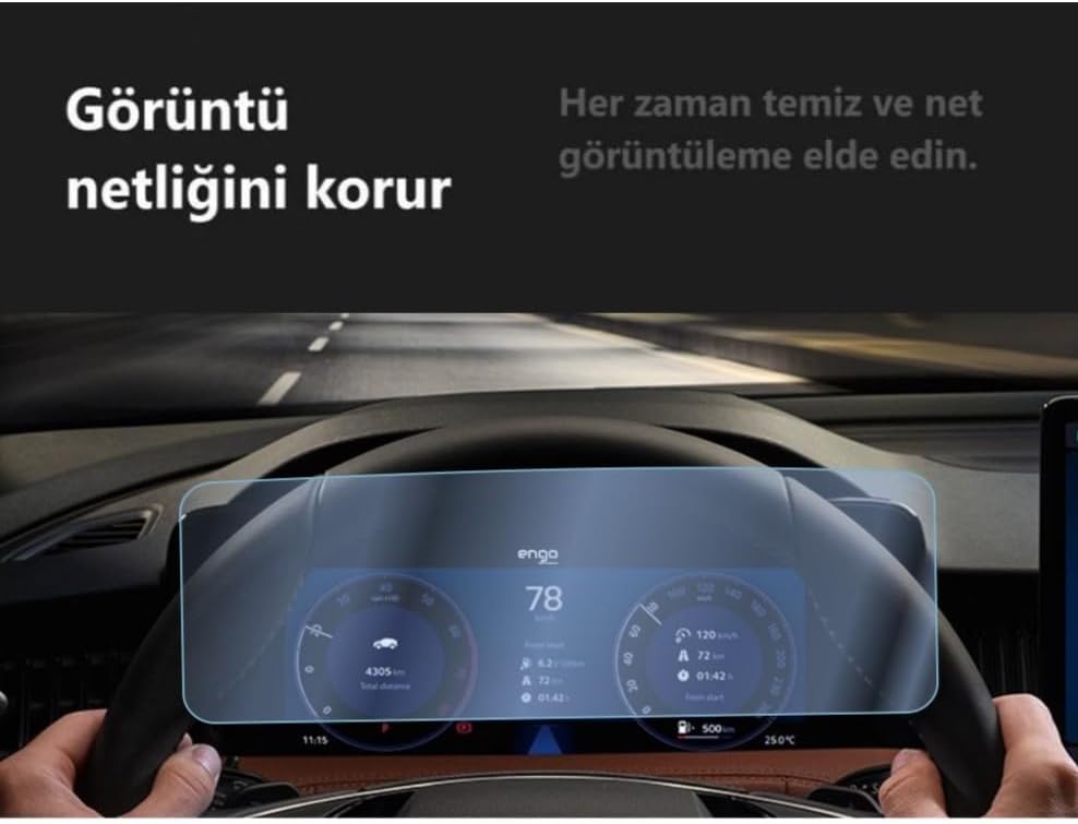 Alternative view of Superb ile Uyumlu 10.25 inç Ekran Koruyucu Dijital Gösterge