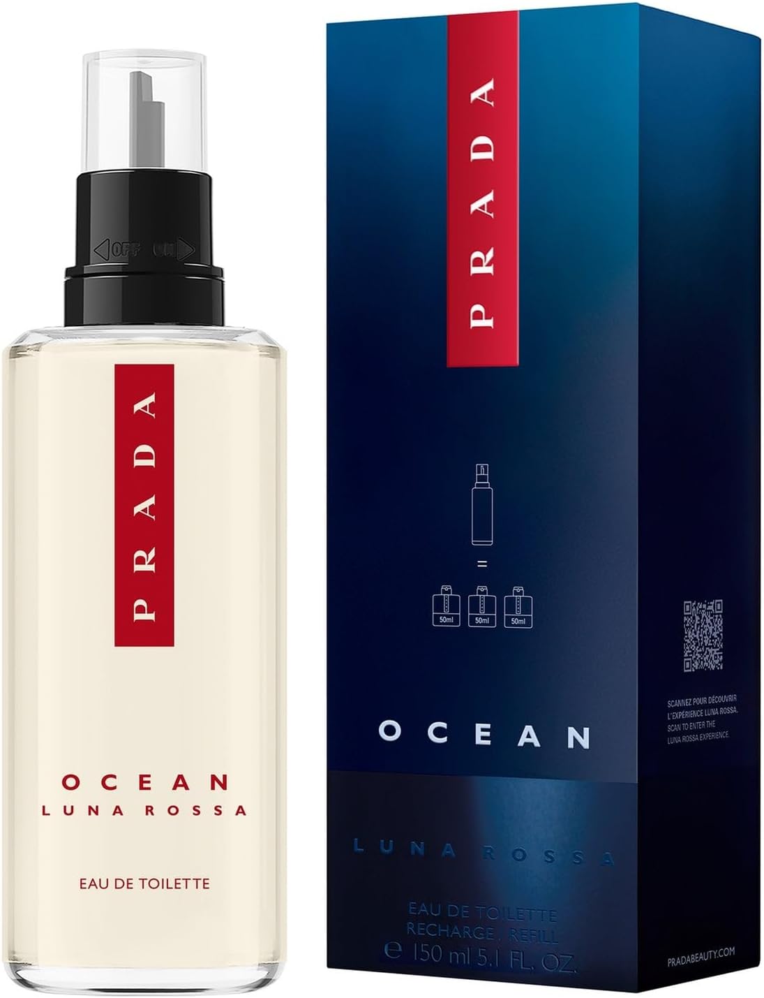 Prada Luna Rossa Ocean EDT 150 ml Erkek Parfümü