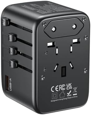 Alternative view of Evrensel seyahat adaptörü 65 W GaN, 4 USB bağlantı noktası, UNITEK