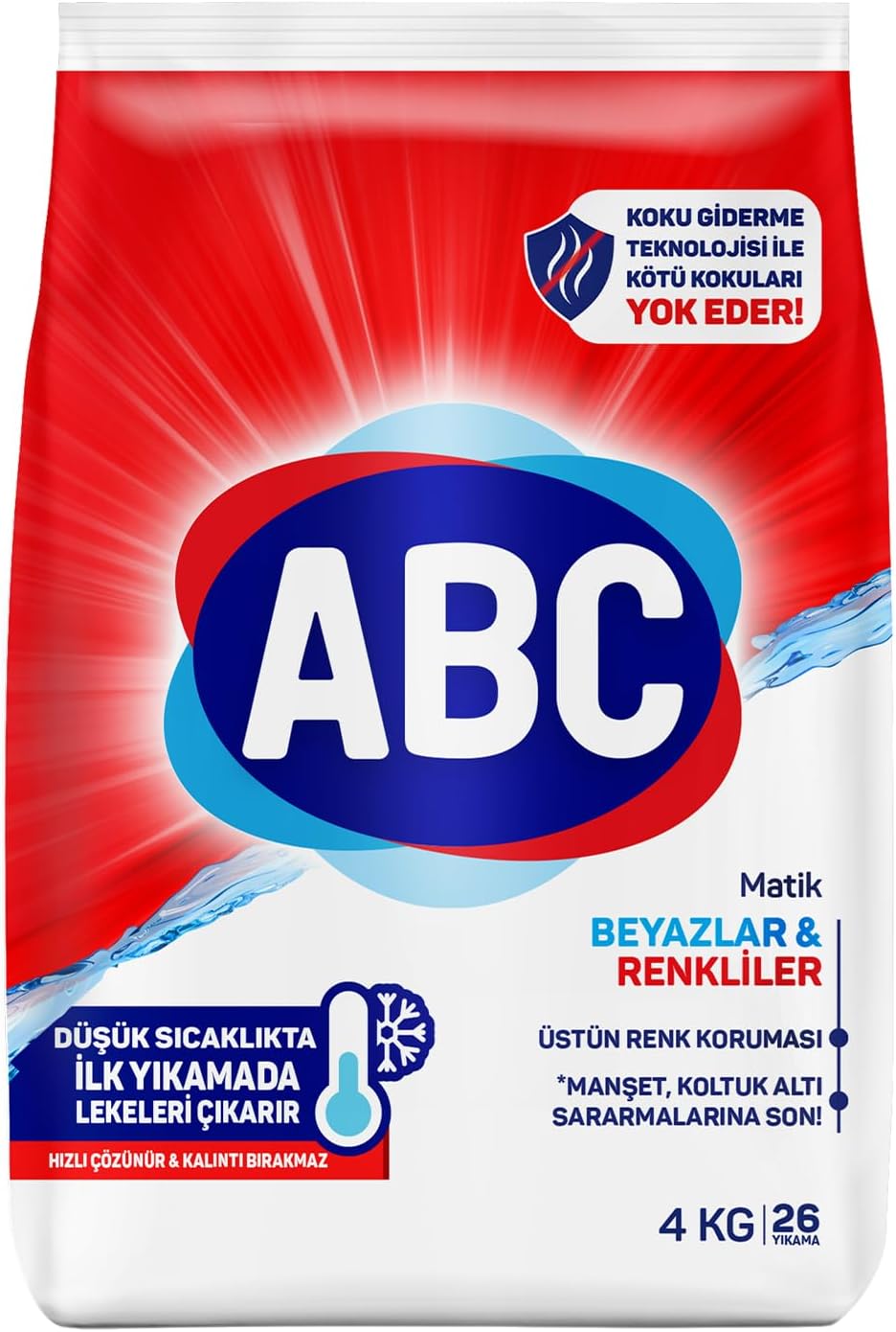 Alternative view of ABC DETERJAN Matik Beyazlar & Renkliler Çamaşır Deterjanı 4 Kg