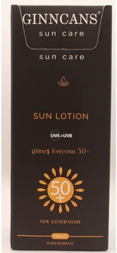 COSMETIC & COSMETICS by GINNCANS SUN GÜNEŞ KORUYUCU KREM SPF+50++ UVA+UVB KORUYUCU LOSYON HASSAS CİLTLER İÇİN 150ML