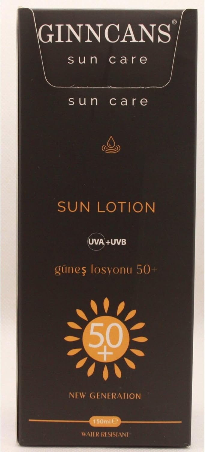 Alternative view of COSMETIC & COSMETICS by GINNCANS SUN GÜNEŞ KORUYUCU KREM SPF+50++ UVA+UVB KORUYUCU LOSYON HASSAS CİLTLER İÇİN 150ML