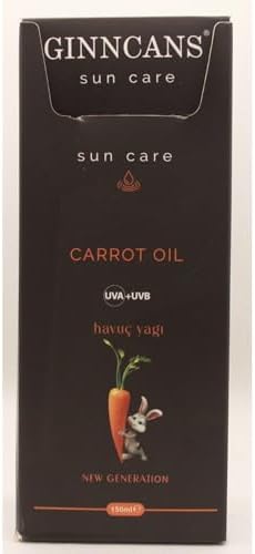 COSMETIC & COSMETICS by GINNCANS SUN GÜNEŞ KORUYUCU KREM UVA+UVB BRONZLAŞTIRICI HAVUÇ YAĞI 150ML