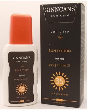 COSMETIC & COSMETICS by GINNCANS SUN GÜNEŞ KORUCU KREM SPF+35 UVA+UVB GÜNEŞ KORUYUCU LOSYON 150ML