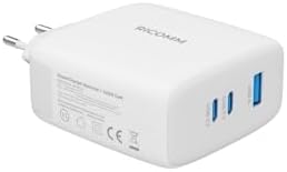 Alternative view of 140W GaN 3 Portlu USB-C + USB-A Şarj Aleti QC5.0 PD3.1, iPad,,, Notebook, Air Uyumlu Hızlı Şarj Cihazı + 2 Metre Type-C Kablosu