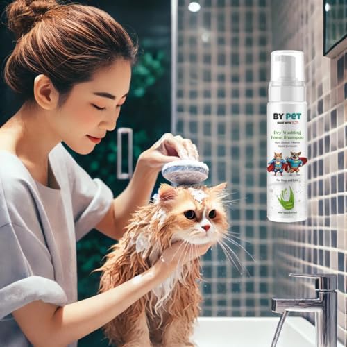 Alternative view of Aloe İçerikli Kedi ve Köpek Kuru Yıkama Bakım Şampuanı Tüy Deri Bakım Köpüğü 200 Ml