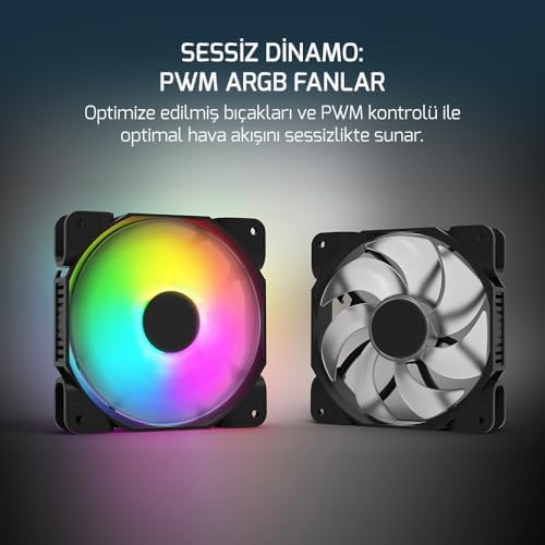 Skadi Round 120 ARGB 120mm Sıvı İşlemci Soğutucu AM5 ve LGA1700 Uyumlu