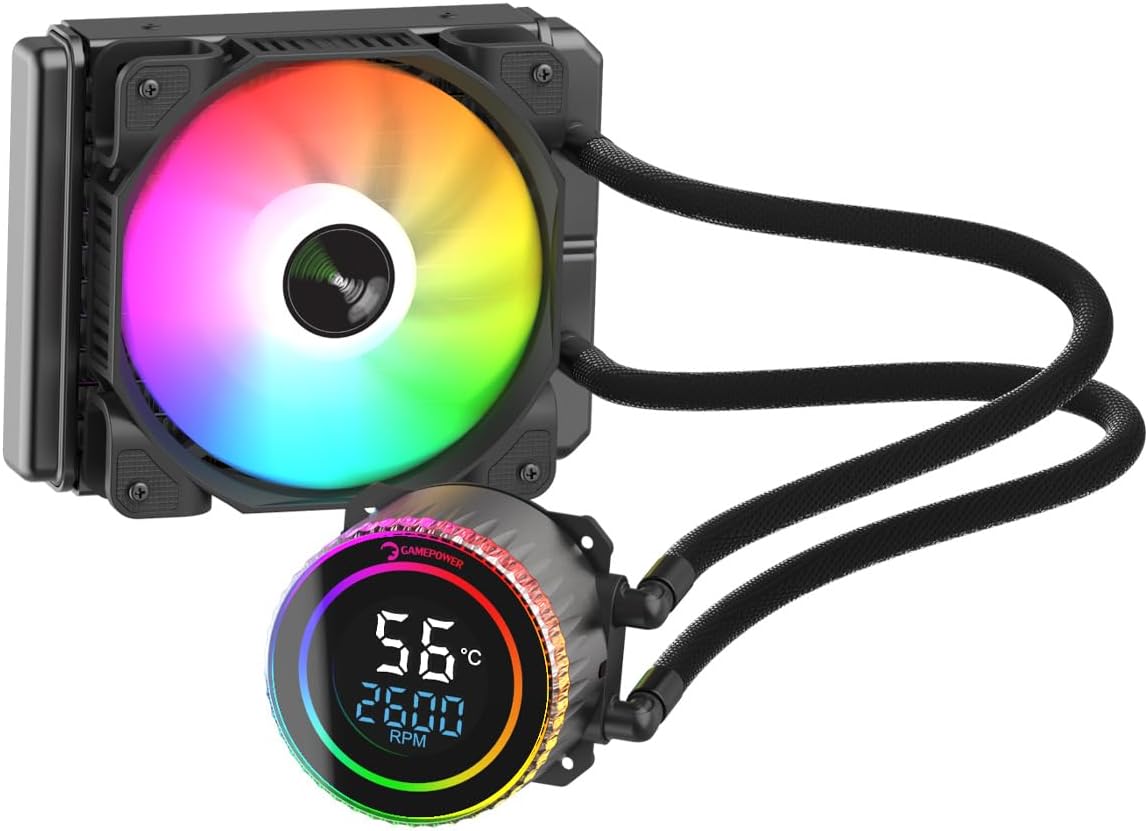 Alternative view of Skadi Round 120 ARGB 120mm Sıvı İşlemci Soğutucu AM5 ve LGA1700 Uyumlu