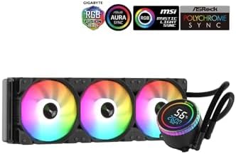 Alternative view of Gamepower Skadi Round 360 ARGB 360mm Sıvı İşlemci Soğutucu AM5 ve LGA1700 Uyumlu