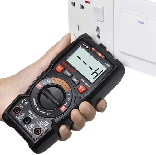 HT113C Dijital Profesyonel Multimetre Ekran Aydınlatmalı Auto 600V 10A AC DC