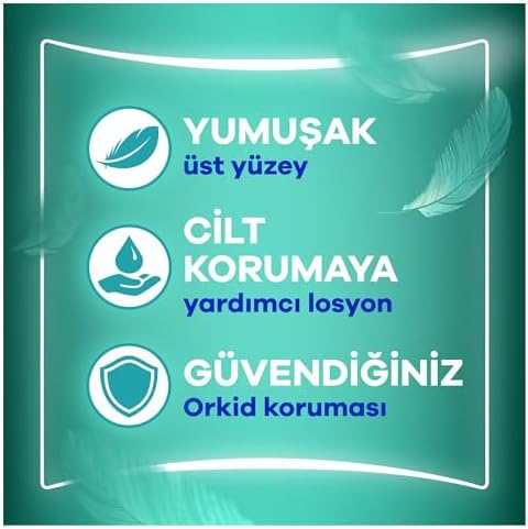 Alternative view of Orkid Hassas Koruma (Boy 3) Gece 6lı Hijyenik Ped