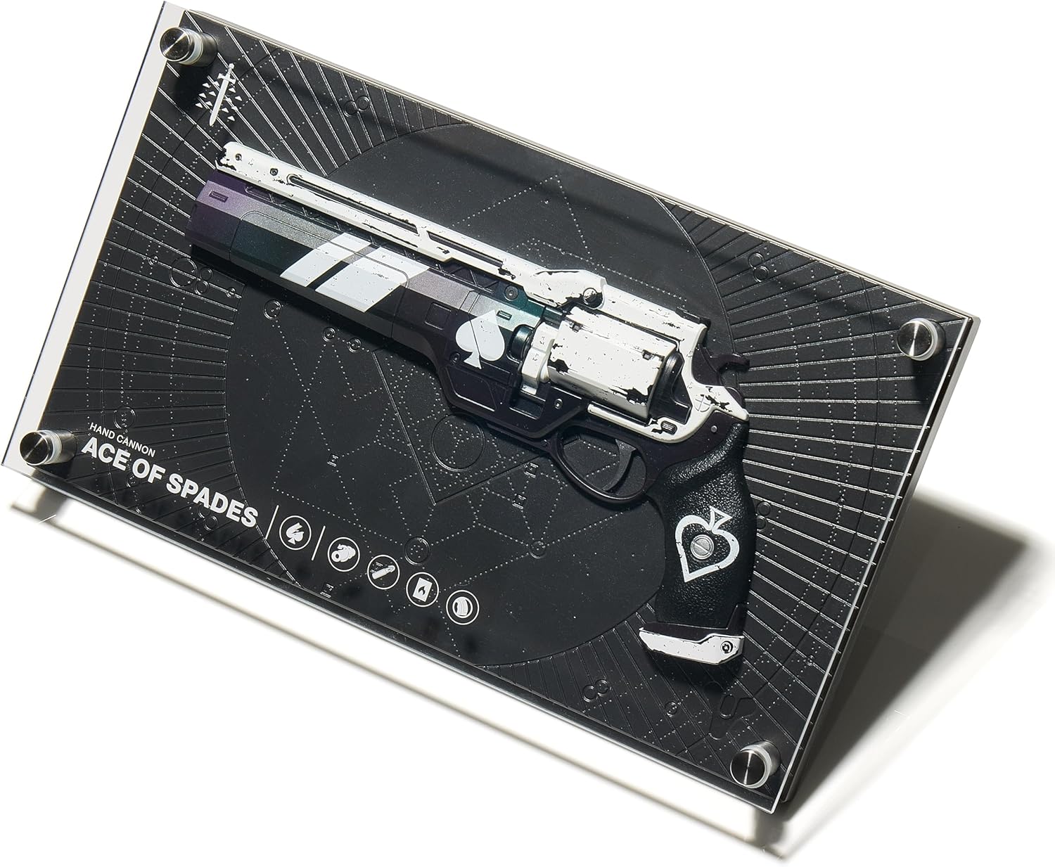 Alternative view of Ace of Spades Egzotik Silah Figürü 12x6 (30 x 17 cm) Sınırlı Sayıda Çoğaltma Heykeli - Resmi Kader Ürünü - FPS Bilim Kurgu Aksiyon Video Oyunu Figürü
