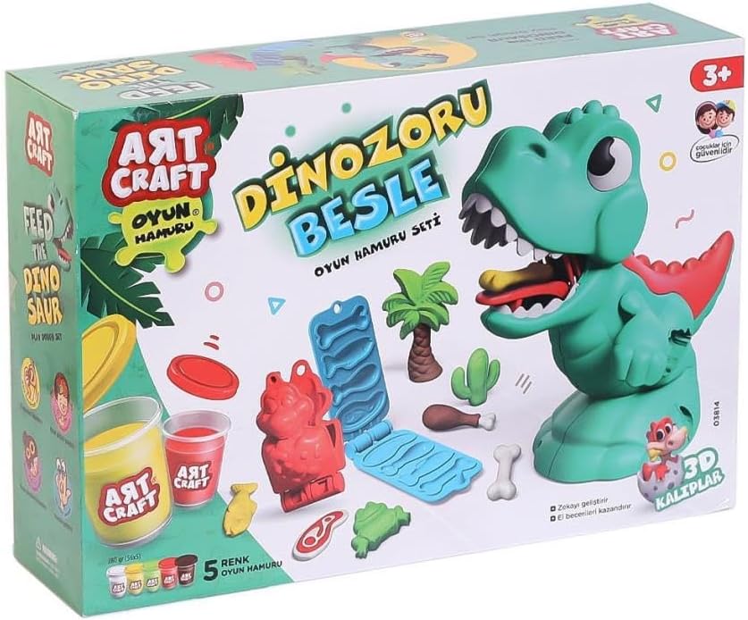 Art Dinozoru Besle Oyun Hamur Set 280 Gr