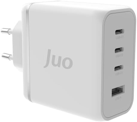 100W 4 Portlu USB-C + USB-A GaN Şarj Aleti & & Notebook Uyumlu PD Type-C Hızlı Şarj Cihazı Beyaz